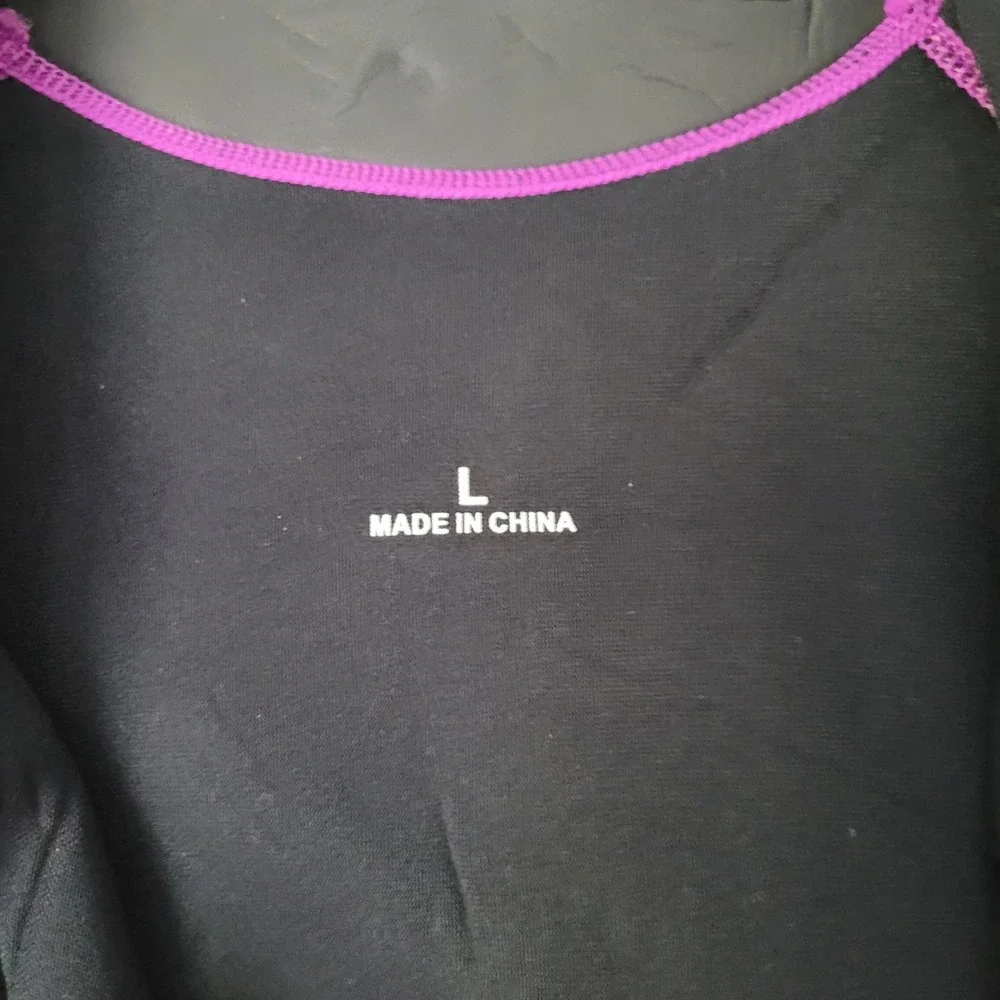 O'Rageous Youth Girls Large Wetsuit Shorty Spring Suit‎ - Black/Purple - Size L